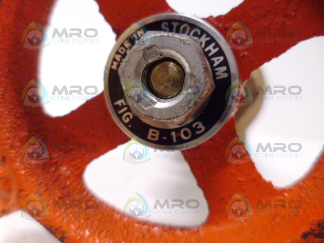 STOCKHAM B-103 GATE VALVE 1" *NEW NO BOX*