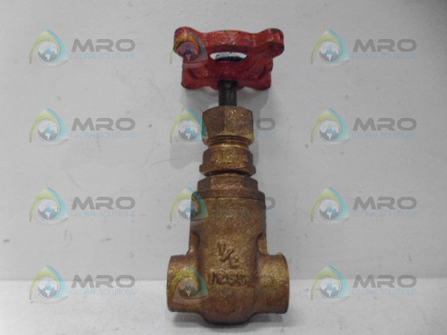 STOCKHAM B-104 GATE VALVE 1/2" *NEW NO BOX*