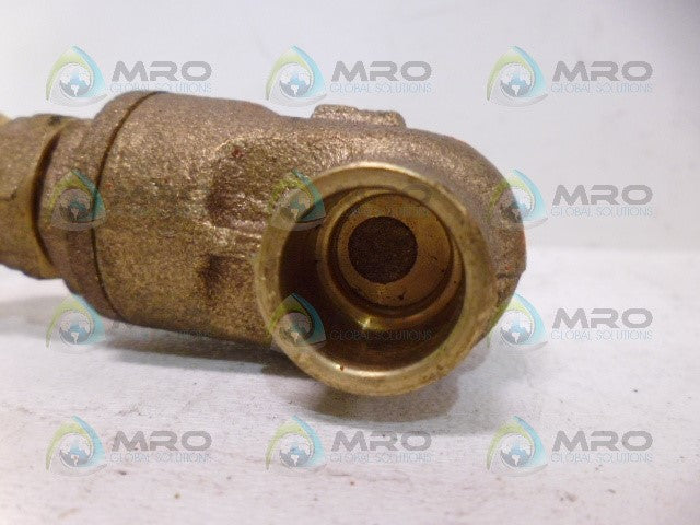 STOCKHAM B-104 GATE VALVE 1/2" *NEW NO BOX*