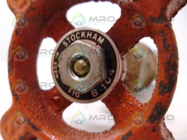 STOCKHAM B-104 GATE VALVE 1/2" *NEW NO BOX*