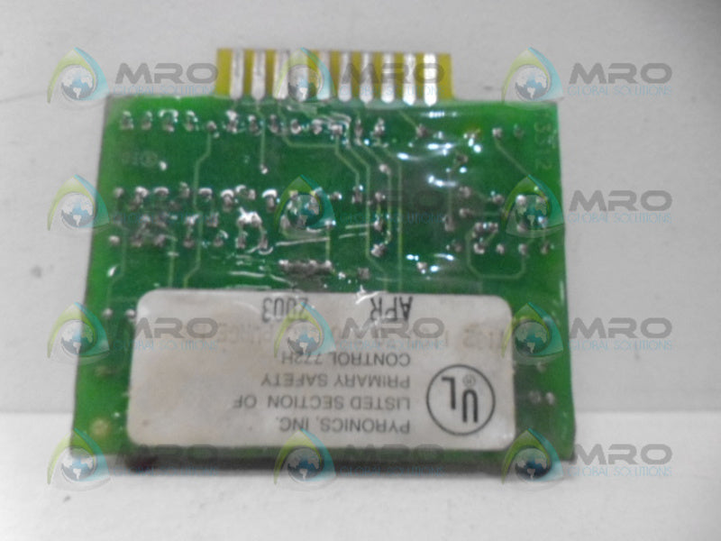 PYRONICS 7182-1100-30 TIMER MODULE *USED*