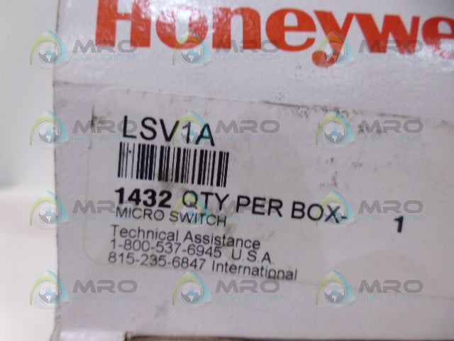 HONEYWELL LSV1A LIMIT SWITCH *NEW IN BOX*