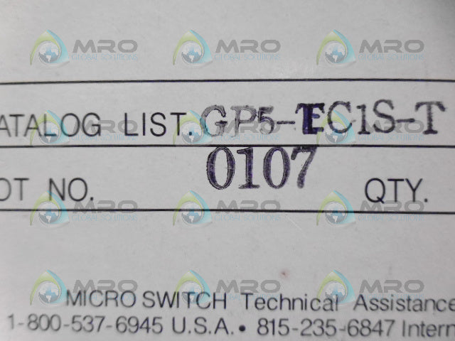 HONEYWELL GP5-EC1S-T PHOTOELECTRIC SENSOR *NEW IN BOX*