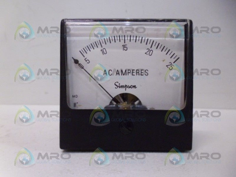 SIMPSON 1257 PANAL METER (25A) *USED*