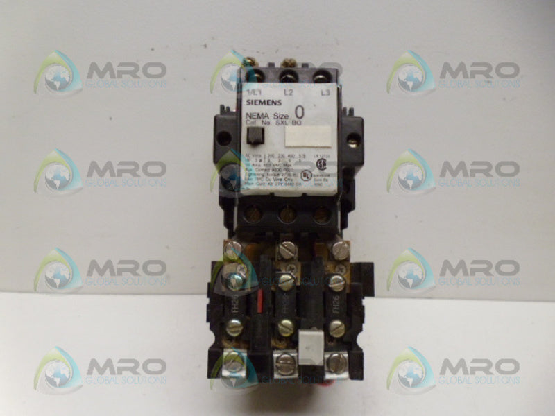 SIEMENS SXLBO STARTER *USED*
