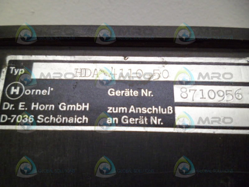 HORNEL HDA4110-50 PANEL METER *USED*