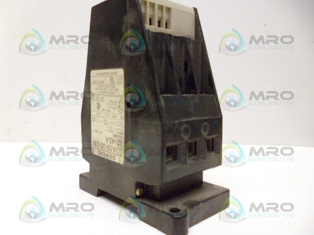 SIEMENS 3UA5900-2M OVERLOAD RELAY 32-45A *USED*