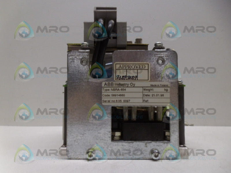 ABB NBRA-654 BRAKING CHOPPER (AS PICTURED) *USED*