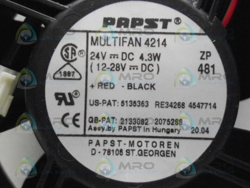 PAPST 4214 FAN *NEW NO BOX*