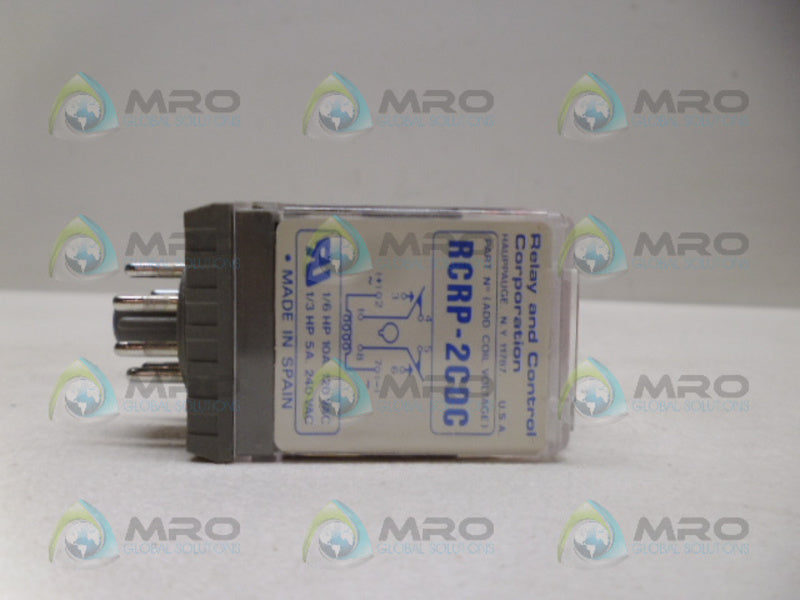 RC RCRP-2CDC RELAY 24V *NEW IN BOX*