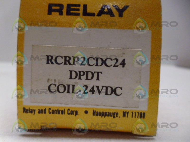RC RCRP-2CDC RELAY 24V *NEW IN BOX*
