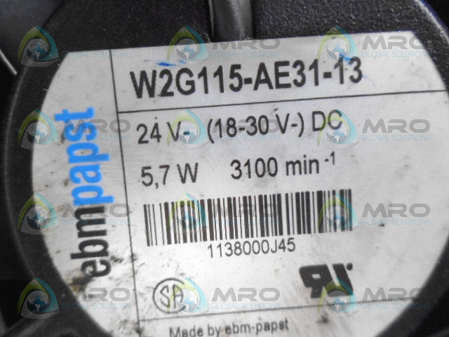 EMBPAPST W2G115-AE31-13 COOLING FAN *NEW NO BOX*