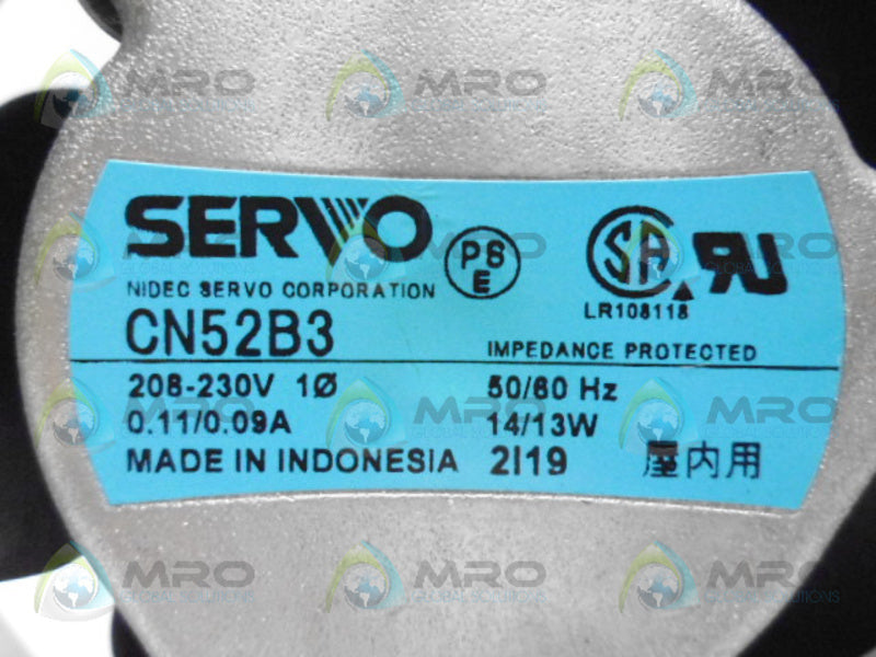 SERVO CN52B3 FAN *NEW NO BOX*