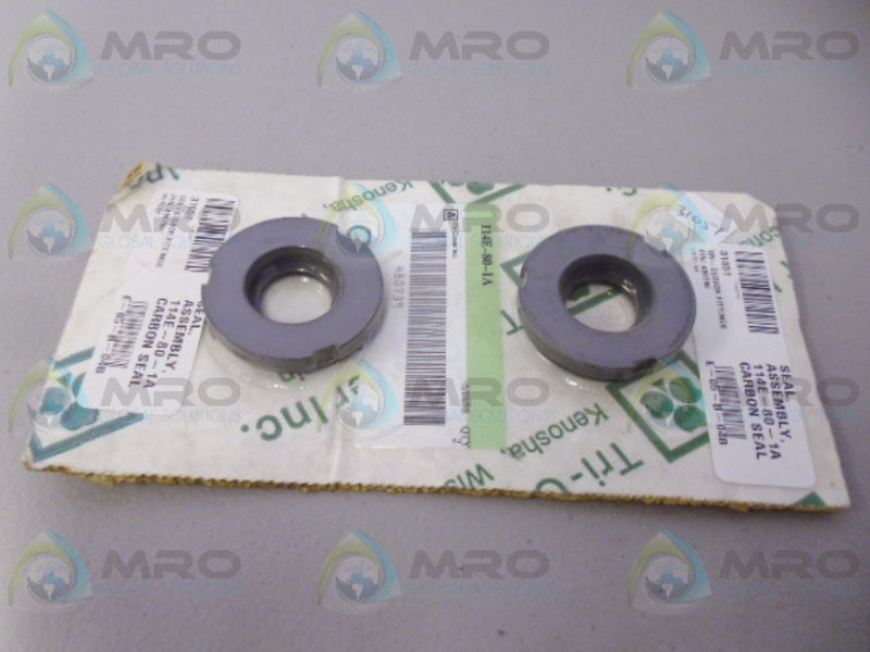 TRI-CLOVER 114E-80-1A CARBON SEAL * NEW IN ORIGINAL PACKAGE *