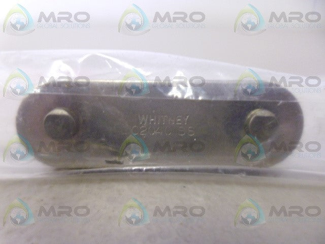 WHITNEY C2040-SS ROLLER CHAIN CONNECTING LINK *NEW IN FACTORY BAG*