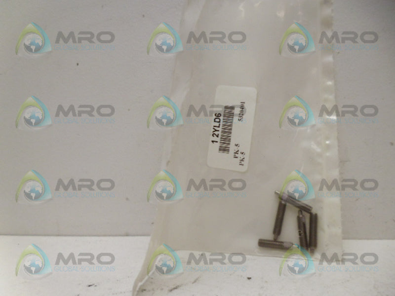 INDUSTRIAL MRO 2YLD6 PLUNGER SPRING (PK OF 5) *NEW IN FACTORY BAG*