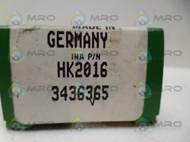 INA HK2016 3436365 NEEDLE BEARING *NEW IN BOX*