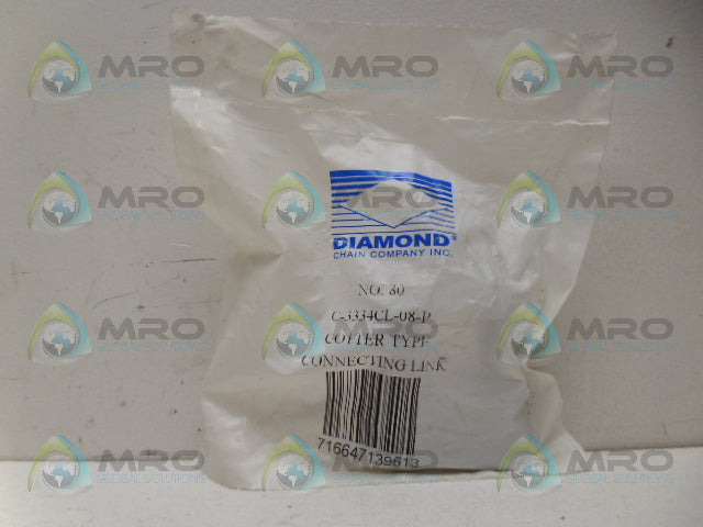 DIAMOND C-3334CL-08-P CONNECTING LINK NO. 80 *NEW IN FACTORY BAG*