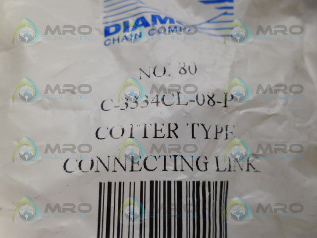 DIAMOND C-3334CL-08-P CONNECTING LINK NO. 80 *NEW IN FACTORY BAG*