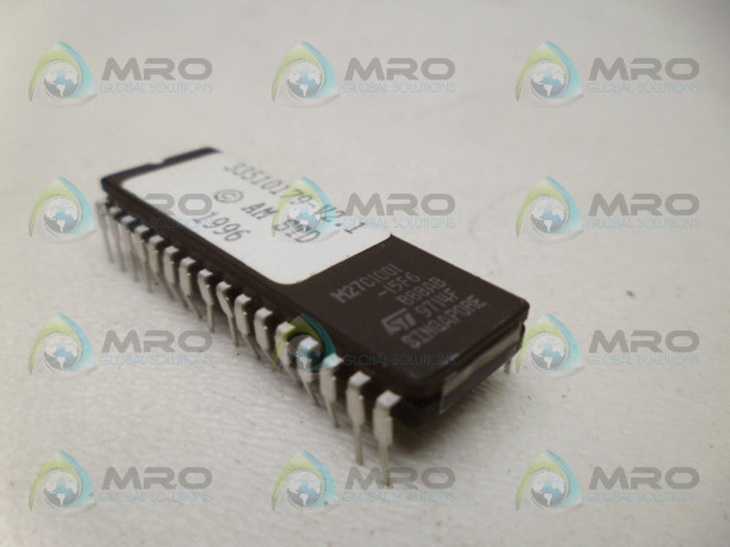 INDUSTRIAL MRO#  M27C1001-15F6 MICRO EPROM UV *USED*