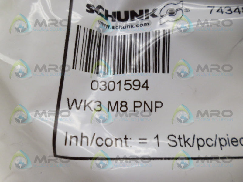 SCHUNK 0301594 PROXIMITY SWITCH *NEW IN FACTORY BAG*