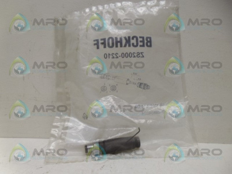 BECKHOFF ZS2000-2210 SENSOR CONNECTOR *NEW IN FACTORY BAG*