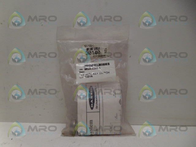 BANNER ENGINEERING MGA-KSO-1 REMOTE KEY SWITCH *NEW IN FACTORY BAG*
