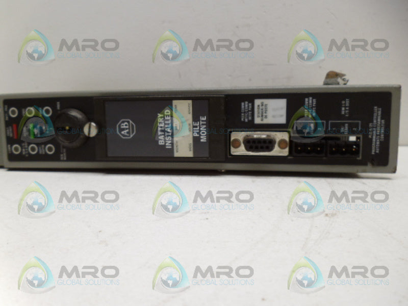 ALLEN BRADLEY 1785-LT2 SER. A F/W F PROCESSOR MODULE (NO KEY) *USED*