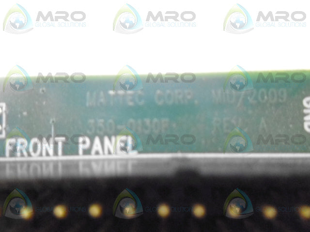 MATTEC 350-0117F-00 CIRCUIT BOARD *USED*