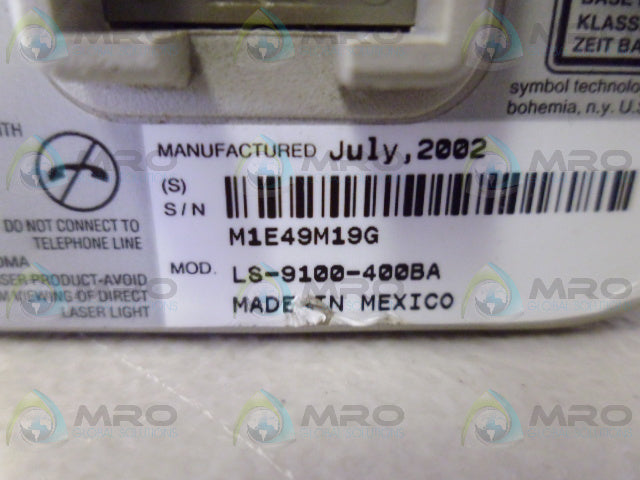 SYMBOL LS-9100-400BA BARCODE SCANNER *USED*