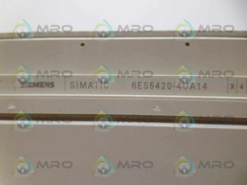 SIEMENS SIMATIC 6ES5420-4UA14 INPUT MODULE NSMP