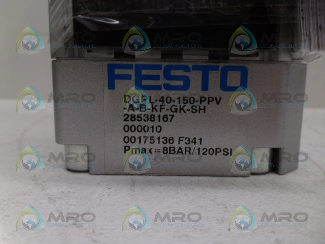 FESTO DGPL-40-150-PPV-A-B-KF-GK-SH PNEUMATIC ACTUATOR *NEW NO BOX*