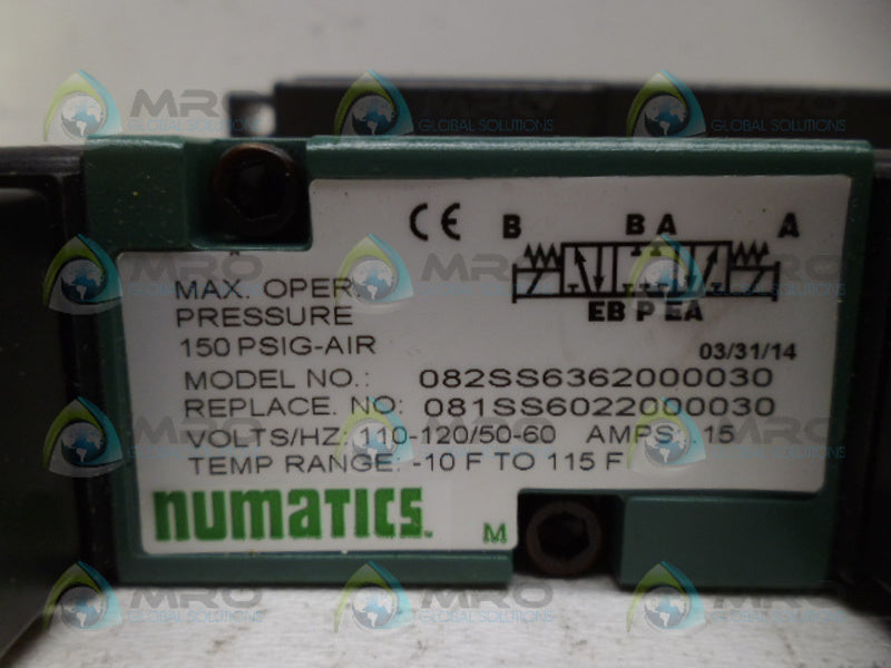 NUMATICS 082SS6362000030 VALVE NSNP