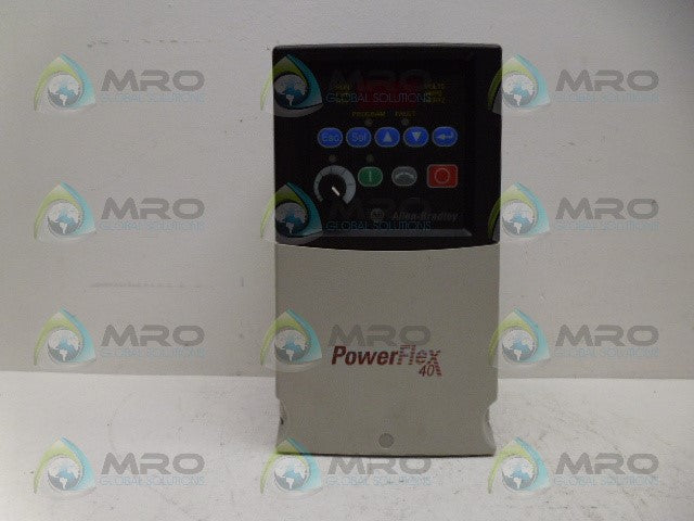 ALLEN BRADLEY POWERFLEX40 22B-D4P0N104 SER. A AC DRIVE F/W 2.01 *NEW NO BOX*