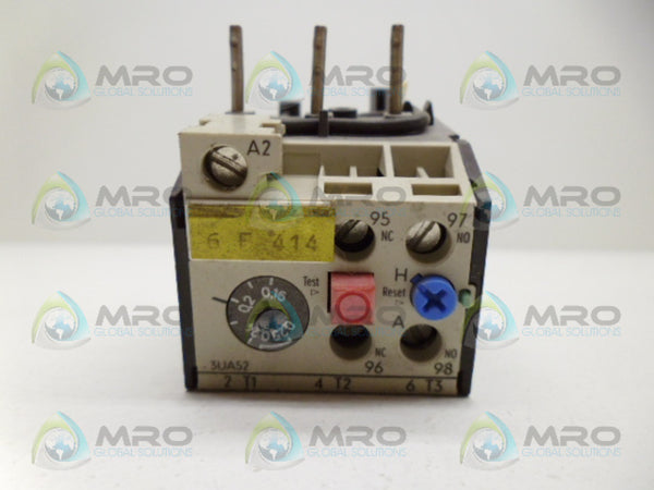 SIEMENS 3UA5200-0C OVERLOAD RELAY 0,16-0,25A UNMP