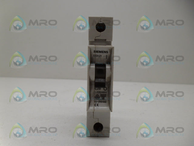 SIEMENS 5SX2120-7 CIRCUIT BREAKER 20A *NEW NO BOX*