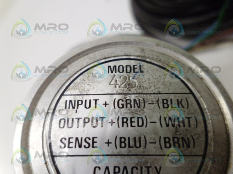 INDUSTRIAL MRO MODEL 425 LOAD CELL 100KG *NEW NO BOX*