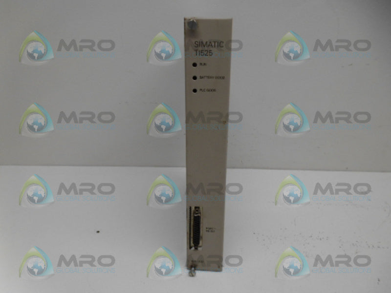 SIEMENS SIMATIC 525-1102 CPU MODULE NSNP