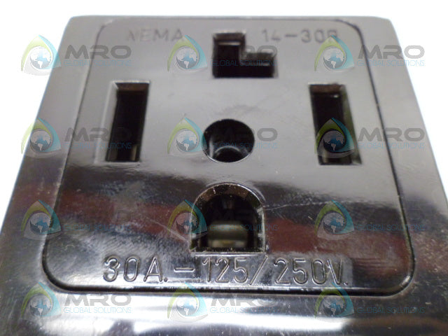 LEVITON 14-30R DRYER RECEPTACL 30A-125/250V *NEW NO BOX*