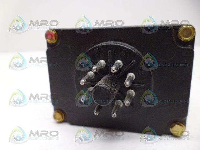 DAYTON 6A854 TIME DELAY RELAY 120VAC (.05SEC.-999MIN.) *USED*