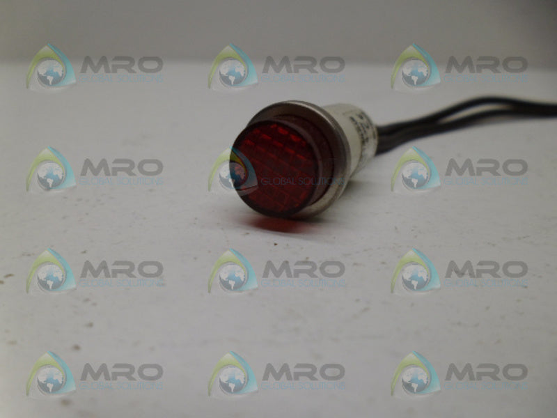 INDUSTRIAL MRO IL4E-125N-R-U6 INDICATOR LIGHT (RED) *NEW NO BOX*