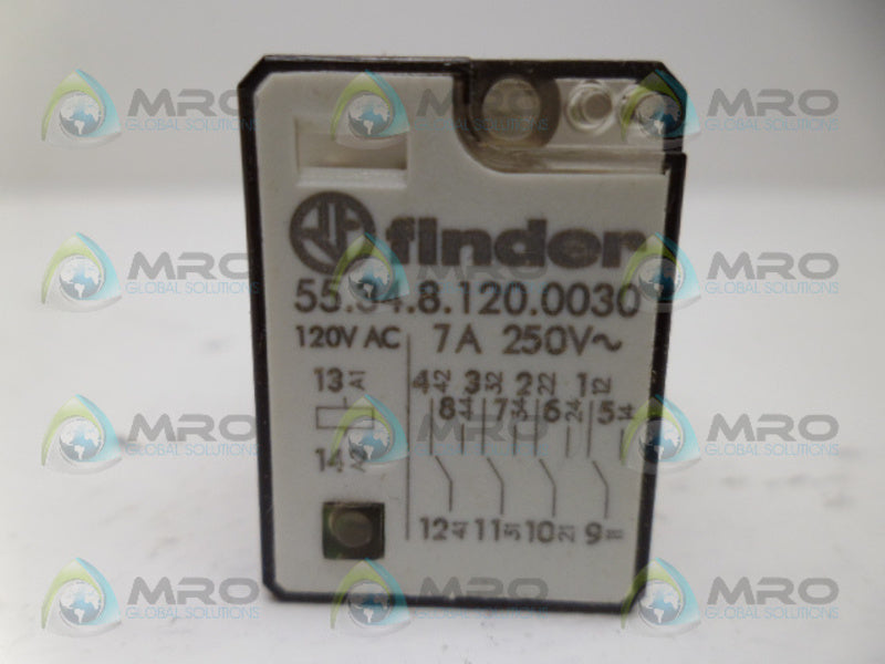 FINDER 55.34.8.120.0030 RELAY 7A 250V NSNP