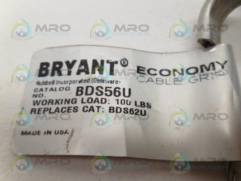 BRYANT BDS56U STRAIN RELIEF DROP CABLE GRIP NSNP