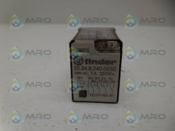 FINDER 55.34.8.240.0030 RELAY 240V NSNP