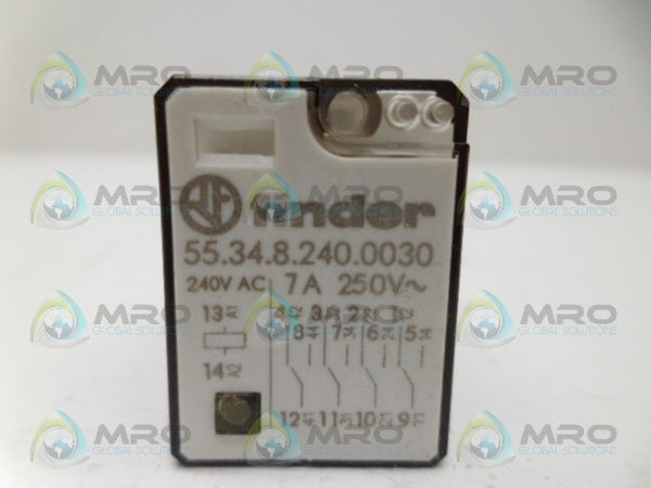 FINDER 55.34.8.240.0030 RELAY 240V NSNP