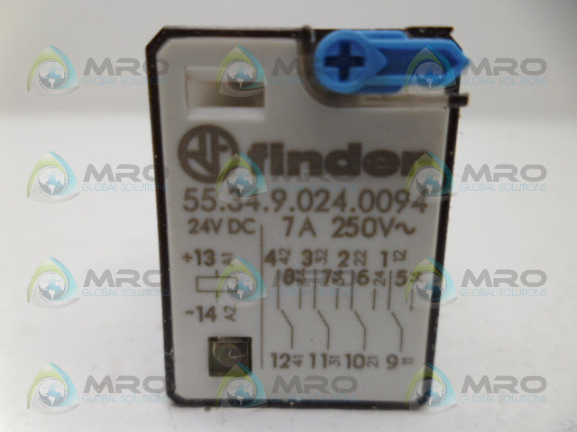 FINDER 55.34.9.024.0094 RELAY 24V *NEW NO BOX*