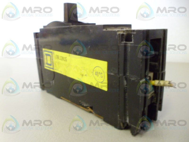 SQUARE D FAL12015 CIRCUIT BREAKER *USED*