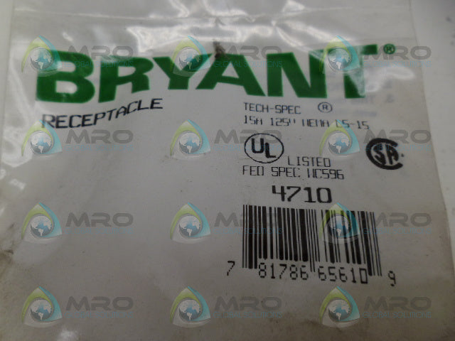 BRYANT 4710 RECEPTACLE *NEW IN FACTORY BAG*