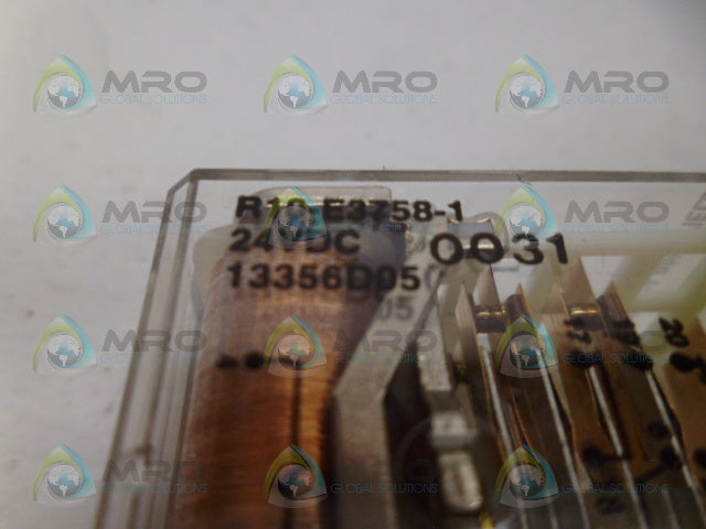 POTTER & BRUMFIELD R10-E3758-1 RELAY 24VDC *USED*