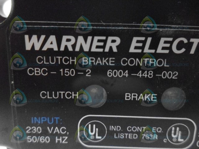 WARNER ELECTRIC CBC-150-2 CLUTCH/BRAKE CONTROL *NEW IN BOX*